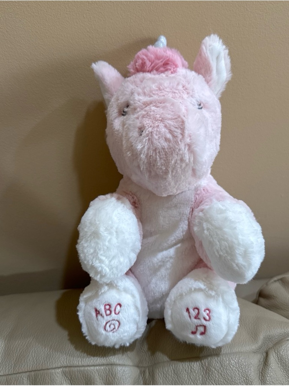 Plush Pink Unicorn Soft Toy for Kids